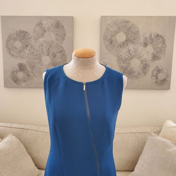 Hugo Boss 'Danafea' Zippered Sheath Dress - size 8 in Blue - Picture 5 of 16